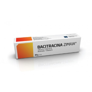 Bacitracina Zimaia (10g), 500/2000 UI/g Pomada X1 Bacitracina Zimaia (10g), 500/2000 UI/g Pomada X1