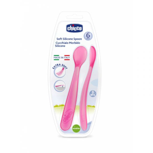 Colher de Silicone 6M Rosa Colher de Silicone 6M Rosa
